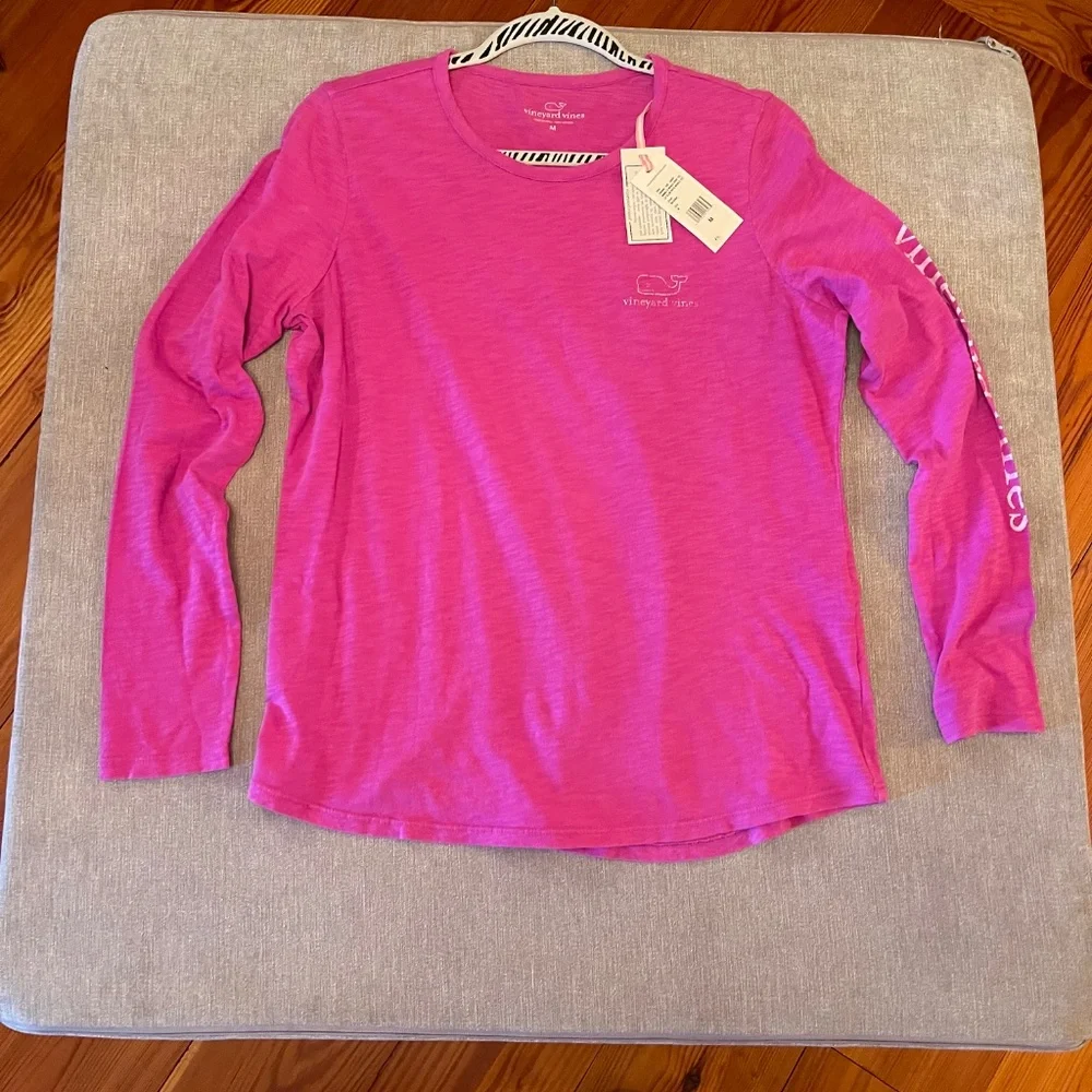 Vineyard Vines Women's Long Sleeve Tee * Pink Purple * NWT - Picture 3 of 12
